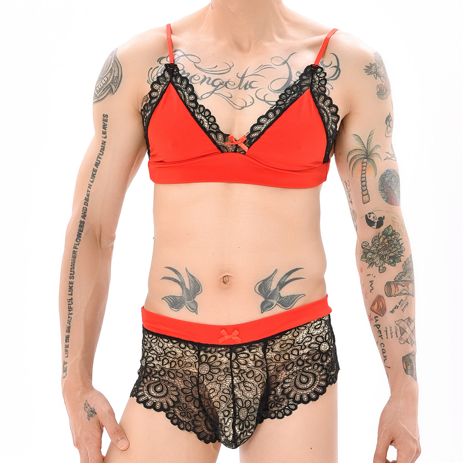 Men Sexy Crossdressing Erotic  - огляд і ціна Sheer Mesh Bra